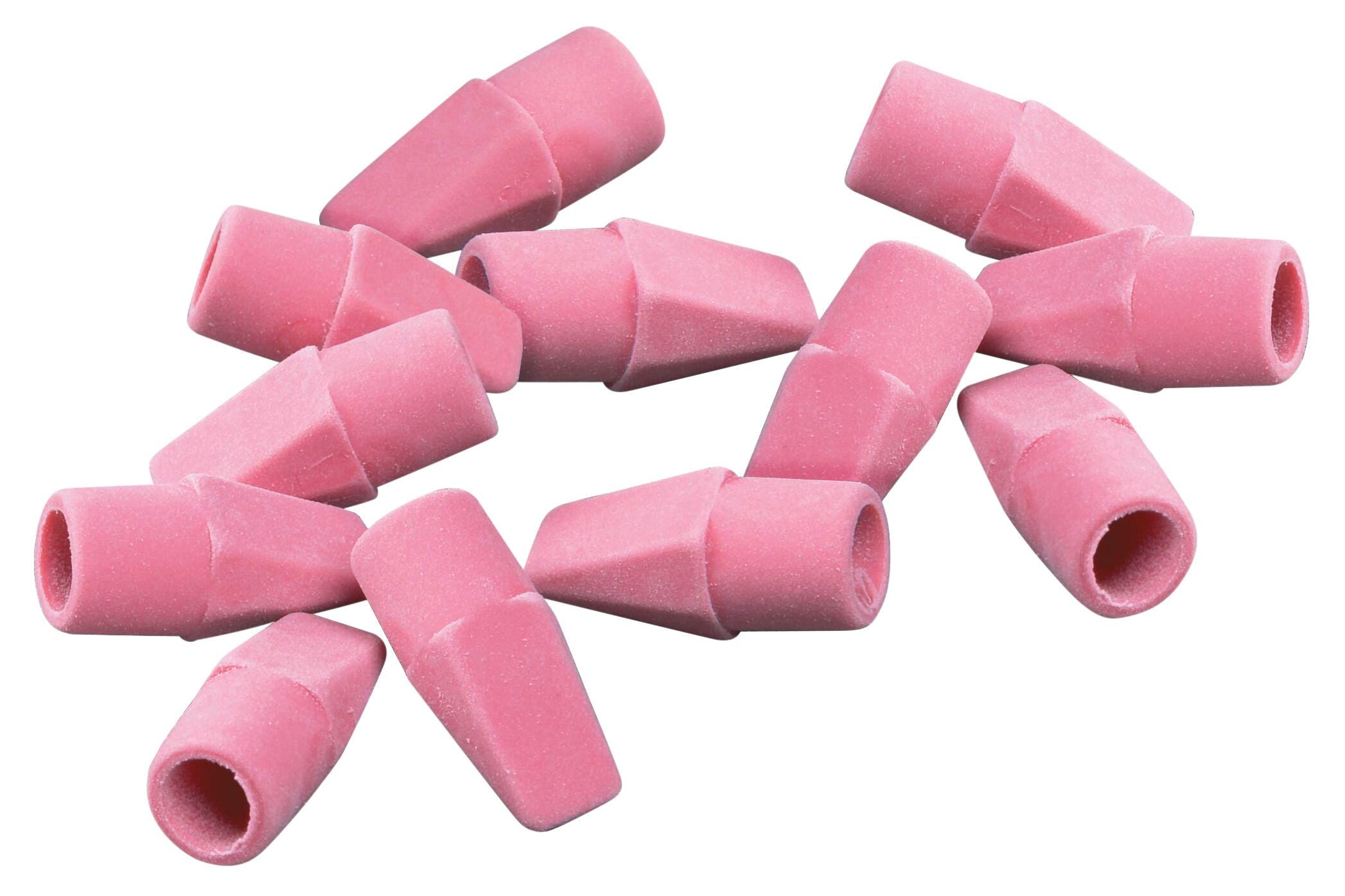 School Smart Eraser Caps, Pack of 12 2136372